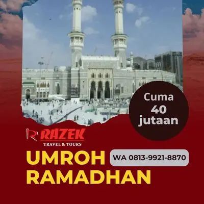Umroh Ketika Ramadhan Bersama Razek Travel Paket Promo Nganjuk