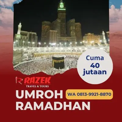 Berapa Hari Umroh Ramadhan 2024 Bersama Razek? Harga Promo Yogyakarta